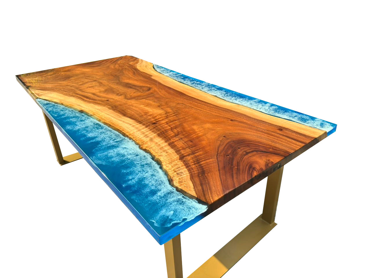 Epoxy Resin Dining Table (Beach Wave)