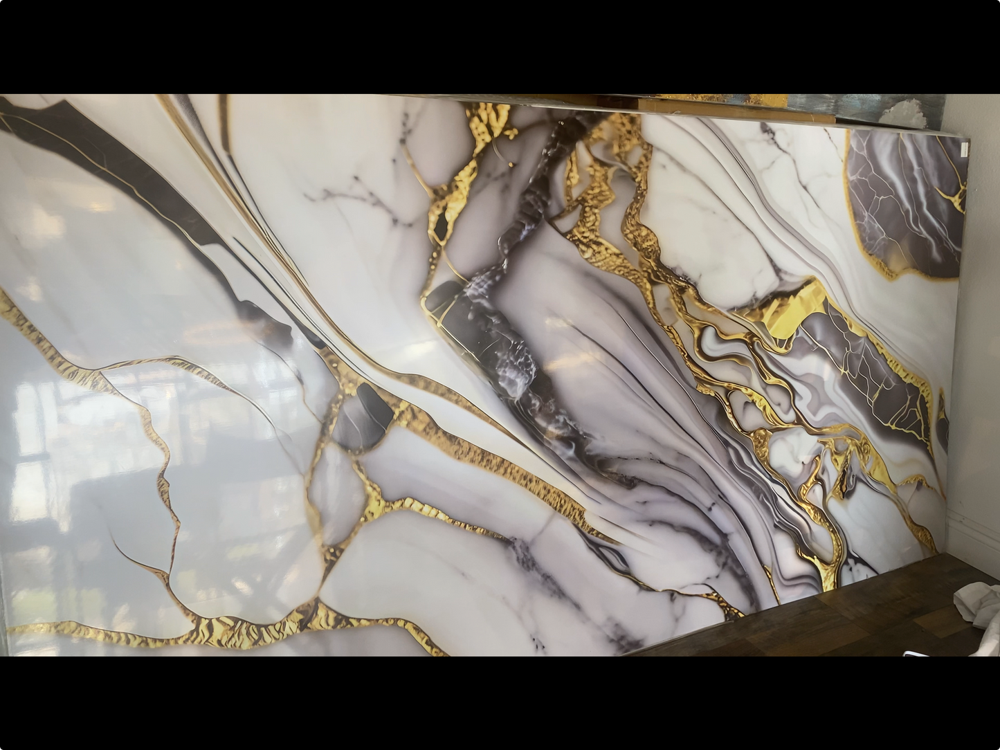 PVC Panels Glod/BLACK/Grey