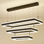 Minimalist Tiered Rectangle Chandelier Lighting