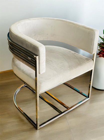Sliver leg Accent Chair