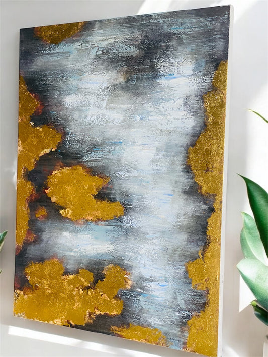 Luxurious Abstract Canvas Wall Art 36" X 48"