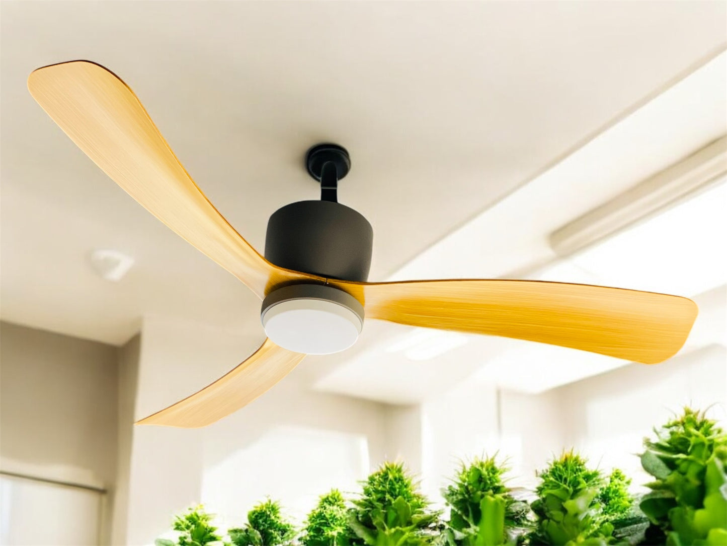 Low Profile Ceiling Fans with LED Lightinhg