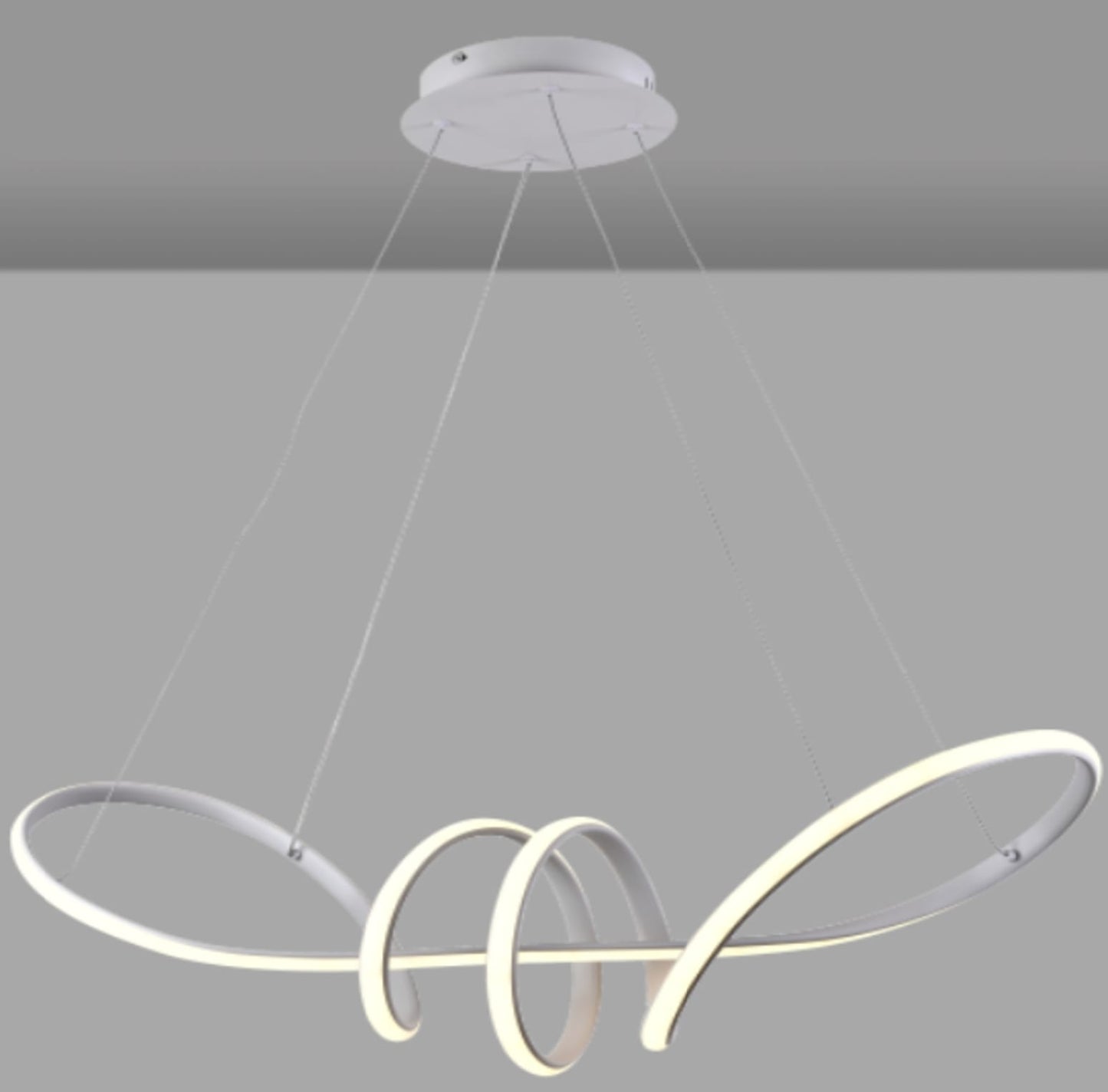 Modern Twisted Pendant Ceiling Light