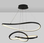 Wavy LED pendant light