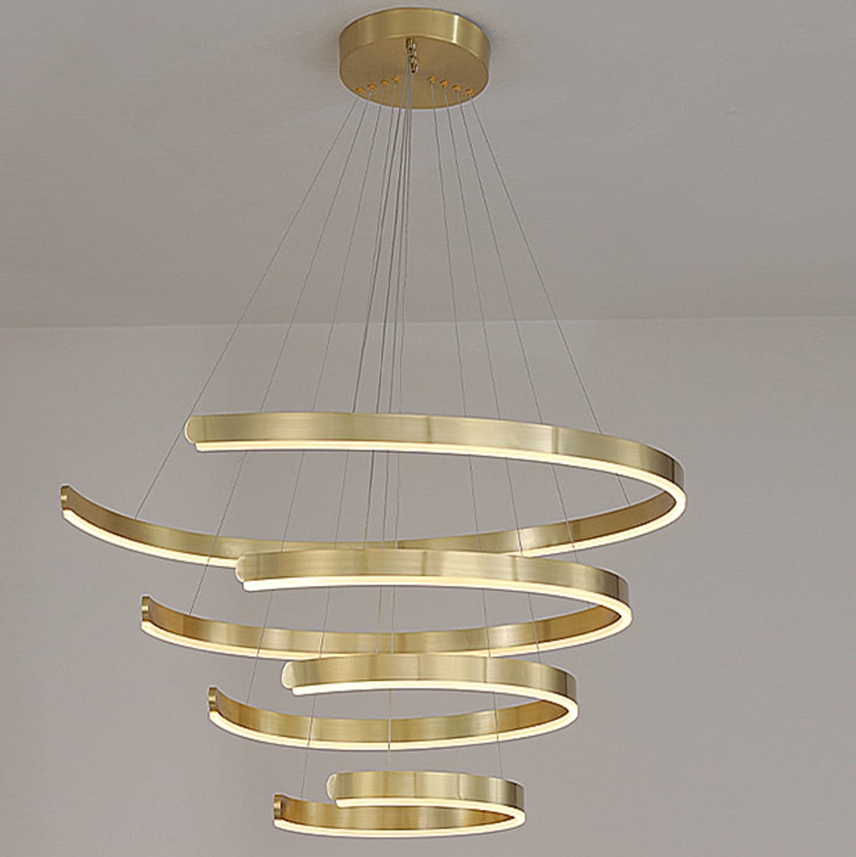 4 RIng LED Chandelier