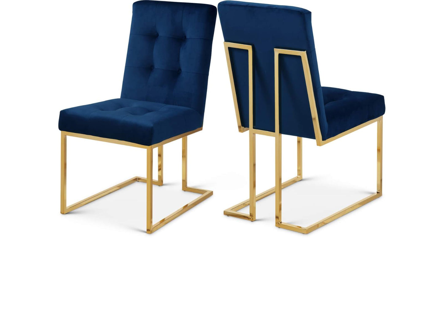 Contemporary Velvet Dining Chair