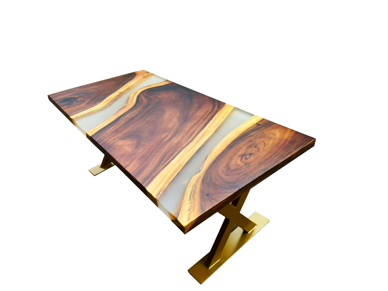 Epoxy Coffee Table 2 line Design