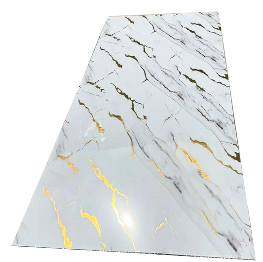 PVC Panels White/Gold